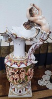 Nápolyi porcelánfajansz váza