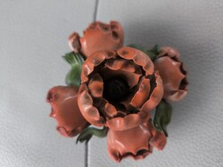 Herendi antik jeles viràg csokor ritkaság különleges darab !