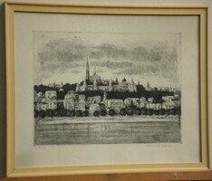 (K) Ábrahám Rafael (1929-2014) : Buda