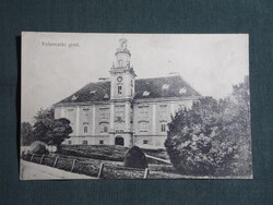 Képeslap,Horvátország,Valpovo,Valpó,Prandau-Normann-kastély látkép,részlet,1914-