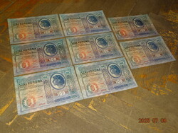 100 KORONA KRONEN 1912  8 DB. !!! OSZTRÁK-MAGYAR MONARCHIA