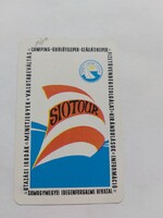 SIOTOUR SOMOGYMEGYEI IDEGENFORGALMI HIVATAL kártyanaptár 1971
