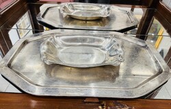 Alpakka Tálca Kettő darab