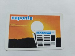 SOMOGYI NÉPLAP kártyanaptár 1981