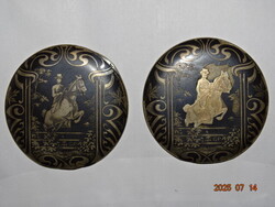 PÁR ANTIK SZECESSZIÓS EZÜST ZSEBÓRA TOK FEDÉL KREATÍV ÚJRAGONDOLÁSRA IS !!