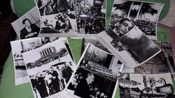 Eredeti, régi MAGYAR TÁVIRATI IRODA fotók a cenzúrázott politika éveiből 11 FOTÓ EGYBEN mint a képe