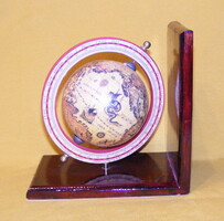 Földgömb könyvtámasz