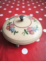 Floral, round jewelry holder, decorative box  for sale!