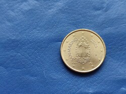 SAN MARINO 50 EURO CENT 2025 UNC! RITKA!