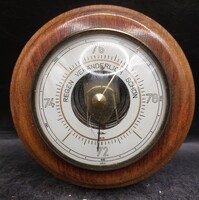 Fischer barométer fából készült kerettel,9 cm-es. 4257b