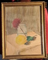 XX. sz Magyar festő,Vaszary János – Két virág