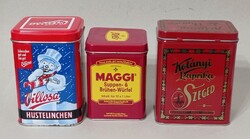 3 db lemez doboz Maggi - Kotányi Paprika Szeged - Villosa