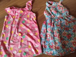 2 db,98-as nyári ruhácska