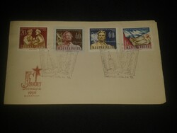 1959. Szovjet bélyegkiállítás FDC