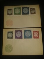 1960 Halasi csipke teljes bélyegsor FDC ( 2 db )