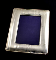 GYÖNYÖRŰ EZÜST LEMEZELT ASZTALI FÉNYKÉP KERET FOTÓ KERET !