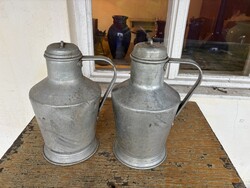 Alumínium Ceglédi kanna kanta kanna  nosztalgia darab paraszti dekoráció zenei eszköz