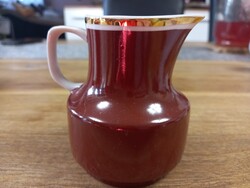 Hollóházi porcelán tej- tejszín vagy citromlé kiöntő , kancsó, kanna
