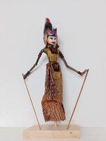 Antik báb Indonézia indonéz Jáva tipikus Jakarta batik jelmezes marionett Bali játék 948 6157