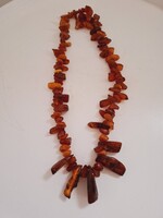 Régi Borostyán Nyaklánc