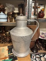 Alumínium Ceglédi kanna kanta kanna  nosztalgia darab paraszti dekoráció zenei eszköz