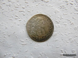 Leopold Lipót ezüst XV krajcár 1664