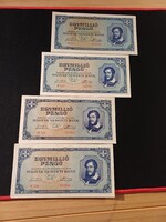 1945 1 Millió Pengők [ XF enyhe alig észrevehető közép hajtás ] Egyben v külön válaszható mennyiség