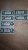 1962,1975 Petőfi Sándor 10 forint banknote