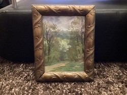 Halasi Horváth István (1904-1994) : Erdőrészlet .