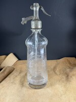 1928 Békéscsaba Guttmann Same Shape Head Soda Bottle