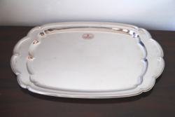 ELEGÁNS, MINŐSÉGI WMF CROMARGAN "ENGLISHE ROSE" NÉMET 18/10-ES ROZSDAMENTES ACÉL, INOX OVÁLIS TÁLCA