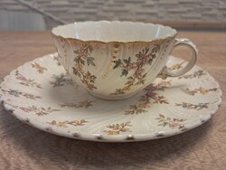 Antik francia Sarreguemines fajansz teáscsésze (4)