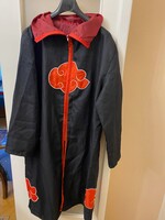Naruto akatsuki costume. For big boys because of its size. Made of beautiful black silk. Inside is burgundy silk lining.