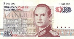 100 frank francs 1980 Luxemburg