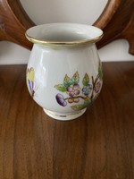 HERENDI PORCELÁN VIKTÓRIA MINTÁS KIS VÁZA