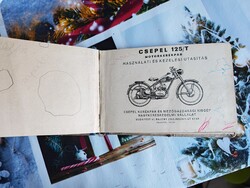 Eladó veterán Csepel 125/T kezelési útmutató.Ritka!