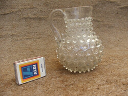 Antik kancsó bütykös kancsó hutaüveg