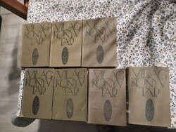 Révai Világkönyvtár sorozat 7 kötete 1912 - 1917