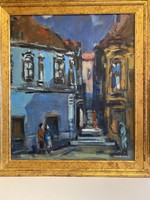 Sándorfalvi Sándor ( 1914 - 2009 ) - Barokk ház ( képcsarnokos ) .