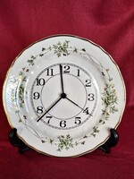 Hollóházi nagyméretű Erika mintás óra