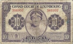 10 frank francs 1944 Luxemburg