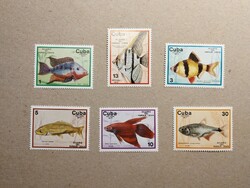 Kuba - Fauna, akváriumi halak 1977