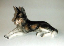 NAGYMÉRETŰ KATZHÜTTE PORCELÁN NÉMETJUHÁSZ FIGURA