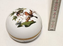 Herendi Rothschild, Eton mintás porcelán bonbonier (3711)