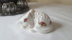 Royal Albert"Old Country Roses"angol porcelán,potpourri tartó cica