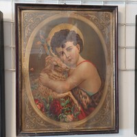 Keresztelő Szent János -Litográfia