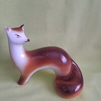 Art deco porcelán róka