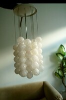 Vintage 60/ 70es évek space age függeszték Josef Hurka Napako csillár mid century bubble lamp lámpa