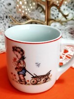 Moritz Zdekauer antik porcelán gyerek csésze