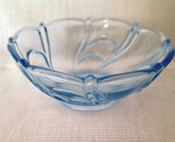Kék üveg tál, tálka